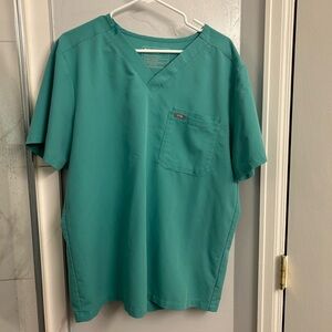 Surgical Green Figs Scrub Top